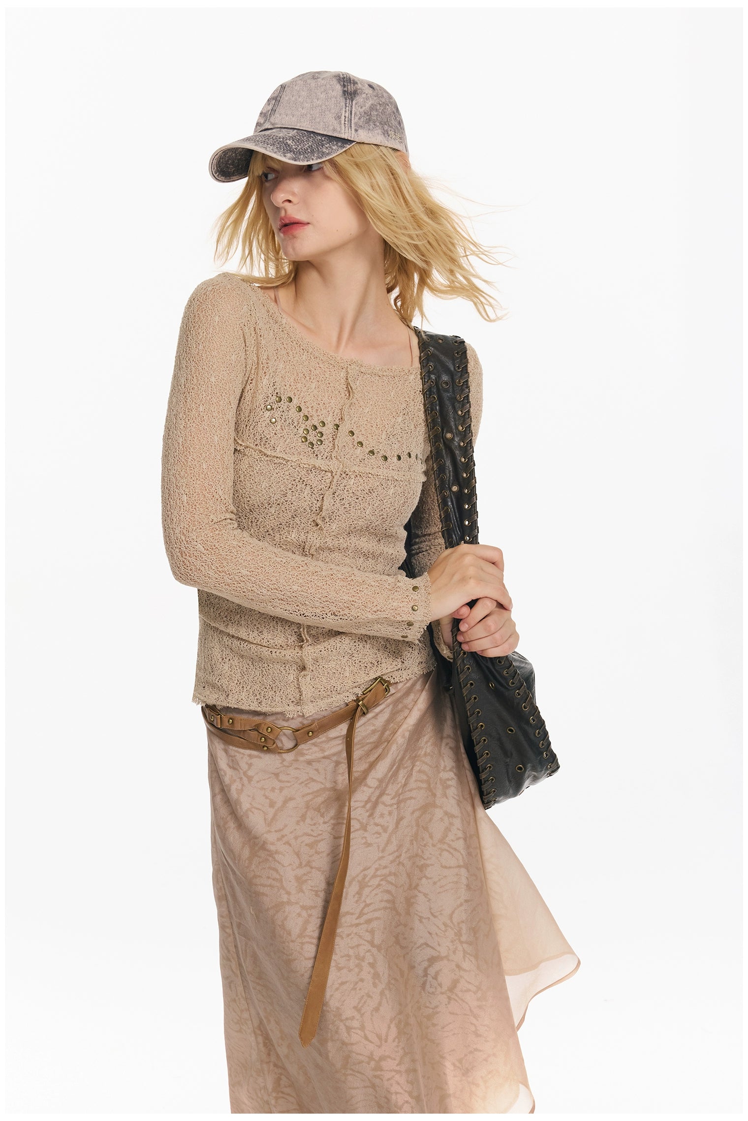 Vintage Layered Halter Dress