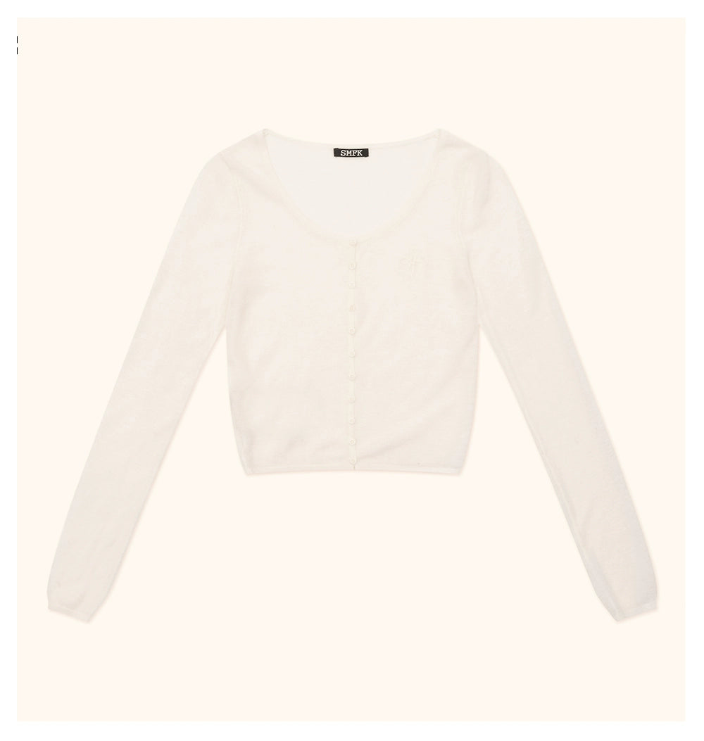 Compass Classic Superfine Wool Knitted Cardigan - CHINASQUAD