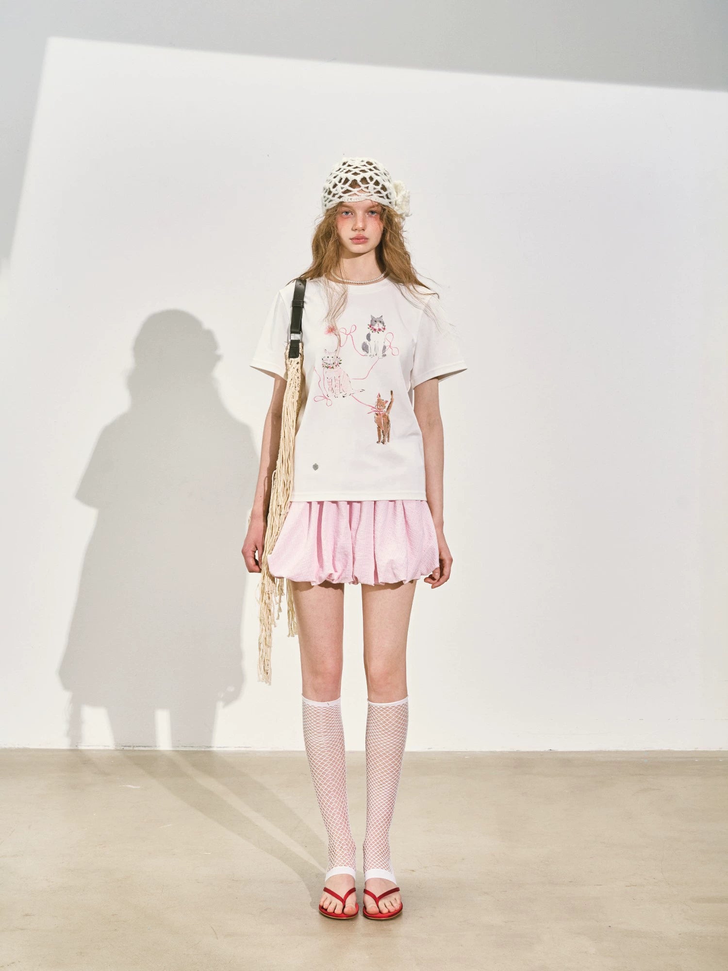 A-Line Bubble Pleated Short Skirt - CHINASQUAD