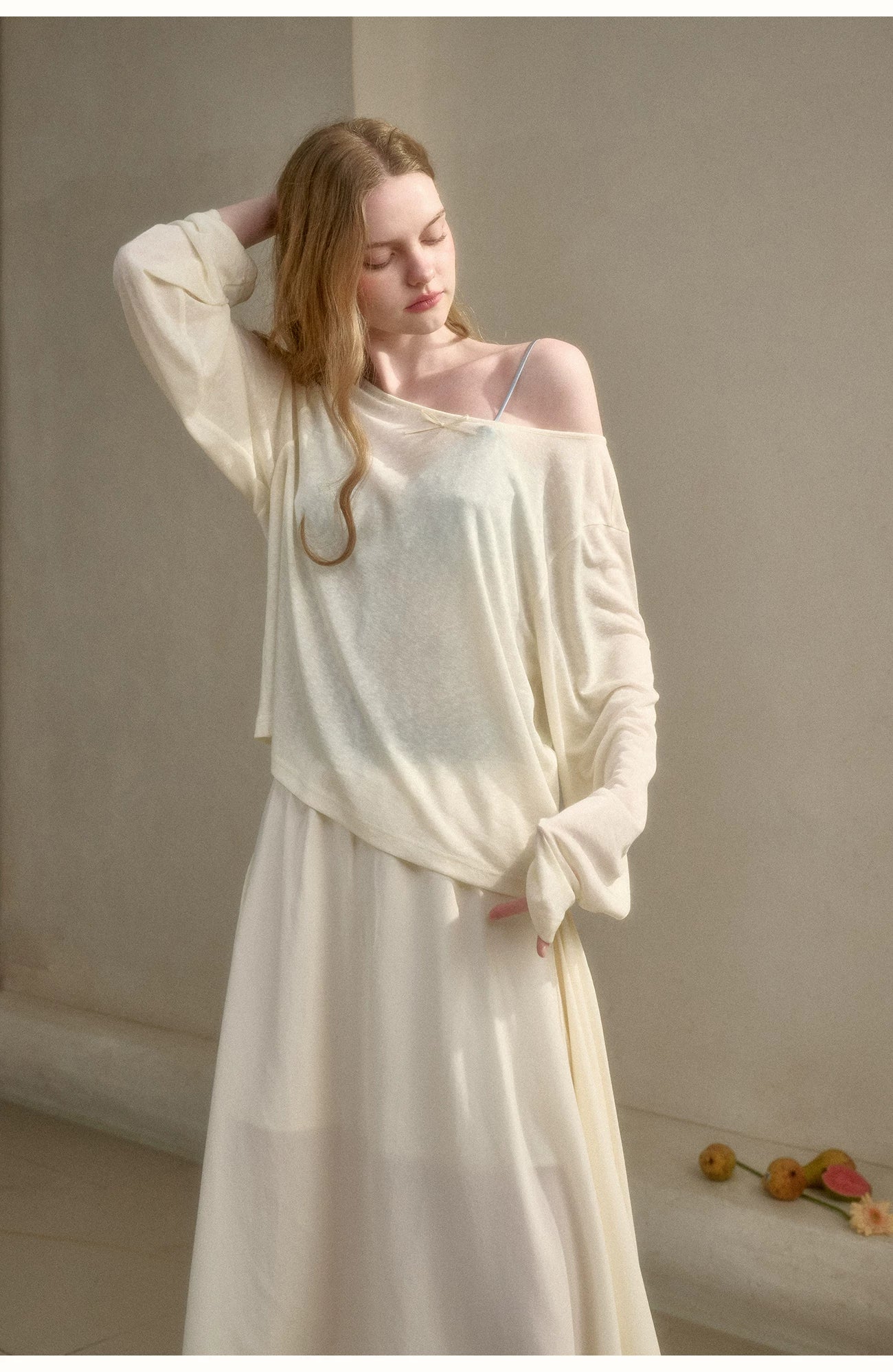 Cloud Veil Lyocell Relaxed Sheer T-Shirt