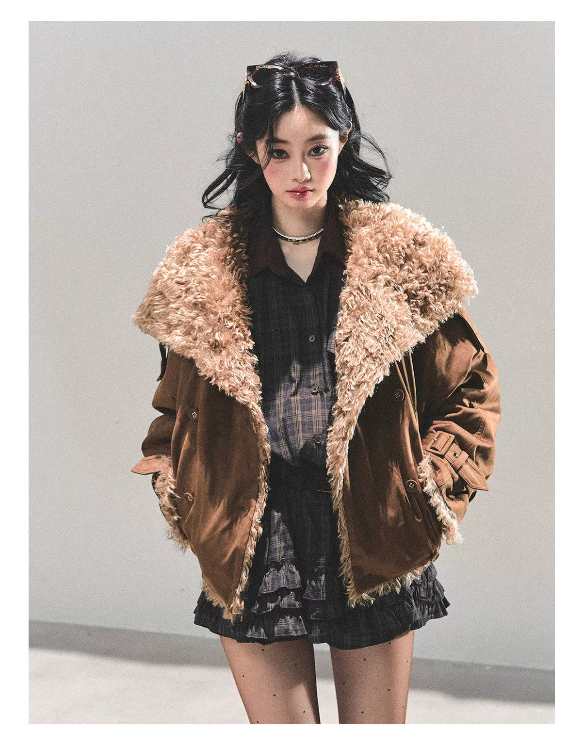 Shearling Winter Puffer Jacket