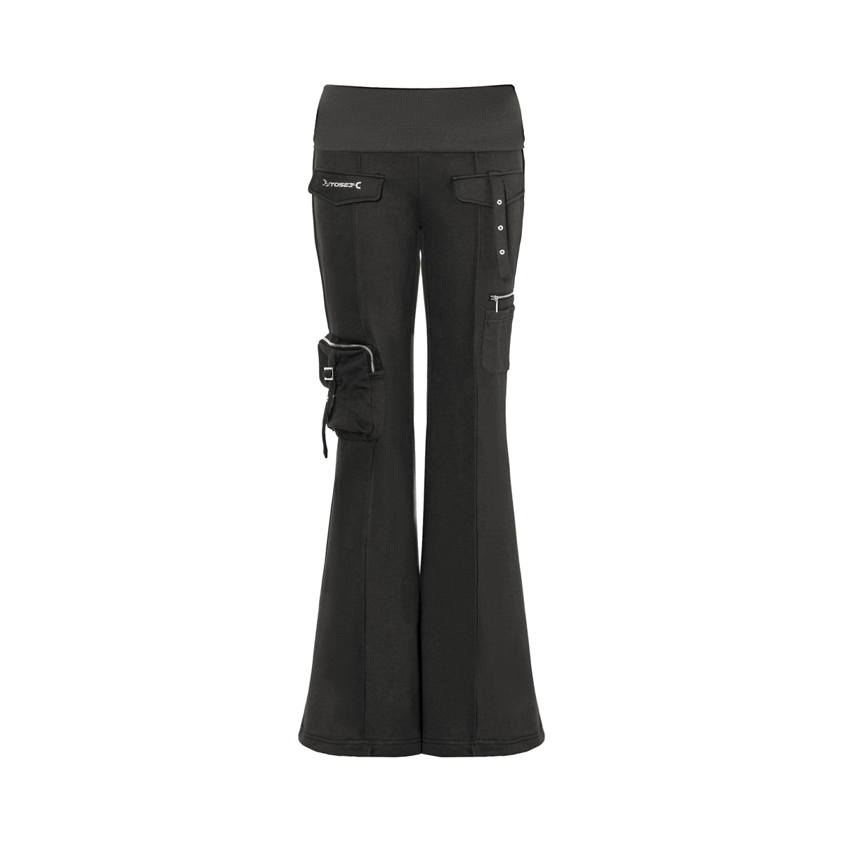 Waist-Cinched Hoodie & Flare Pants Set