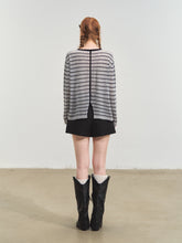 Retro Stripe Versatile Knit T-Shirt - CHINASQUAD