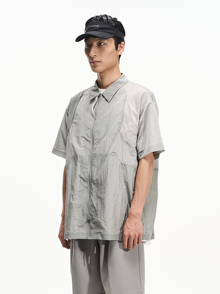 SS23 Patchwork Jogging Shirt - CHINASQUAD