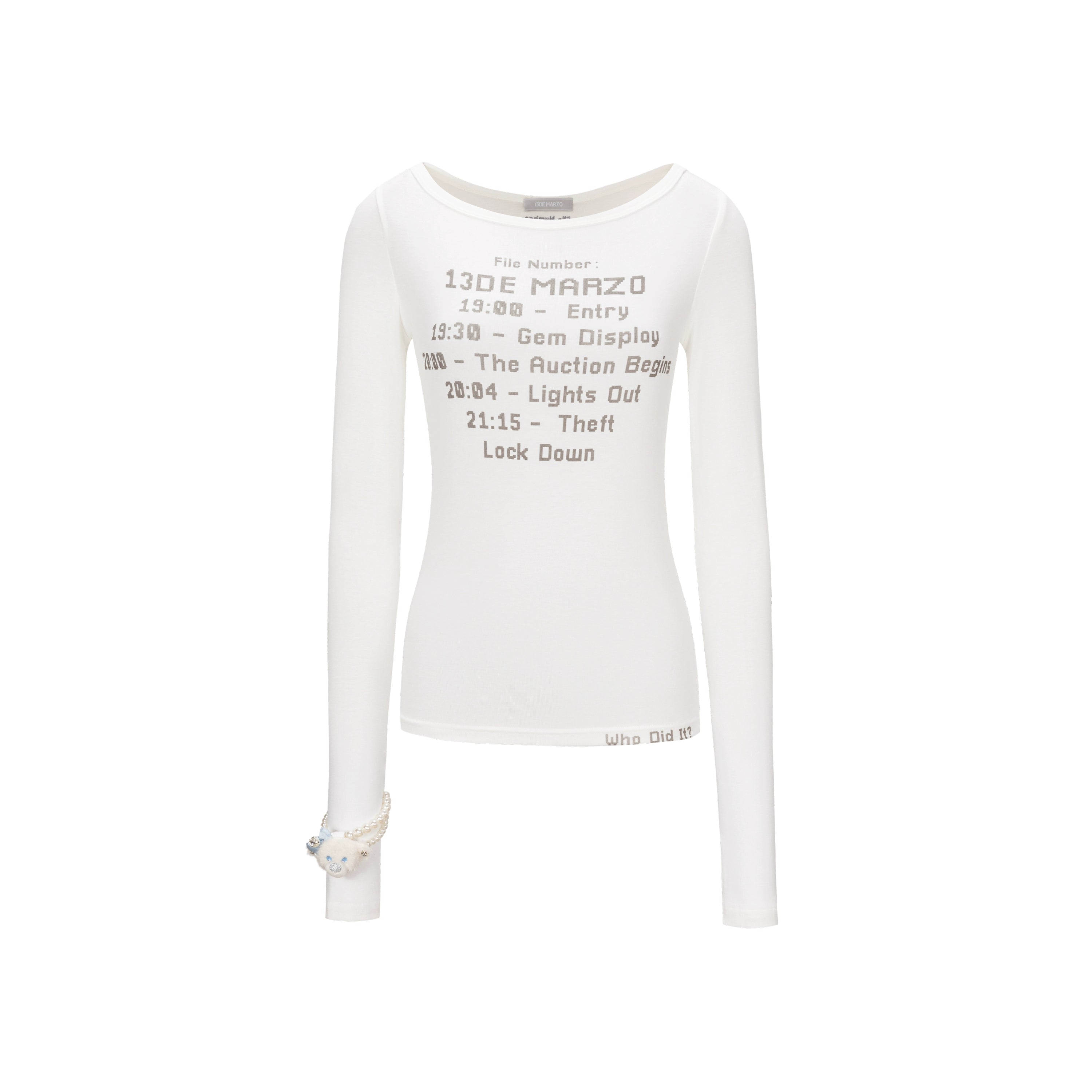 Timeline Fitted Long-Sleeve T-Shirt