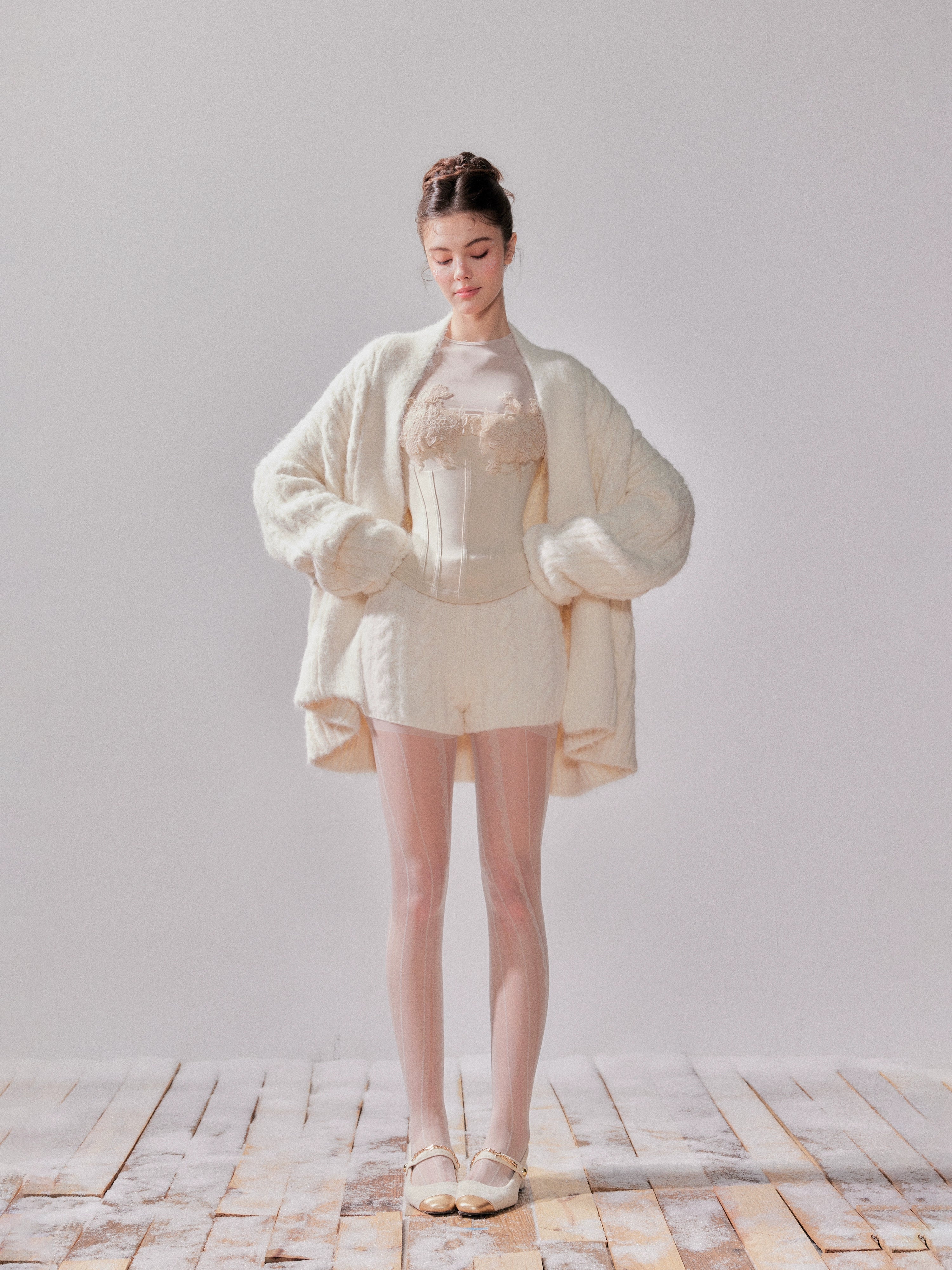 Cloud Cream Cozy Knit Cardigan