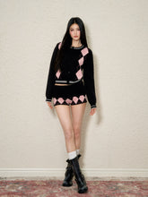 Retro Argyle Knit Crewneck - CHINASQUAD