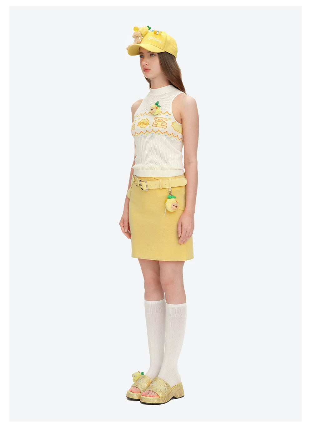 Candy Knit Cropped Vest