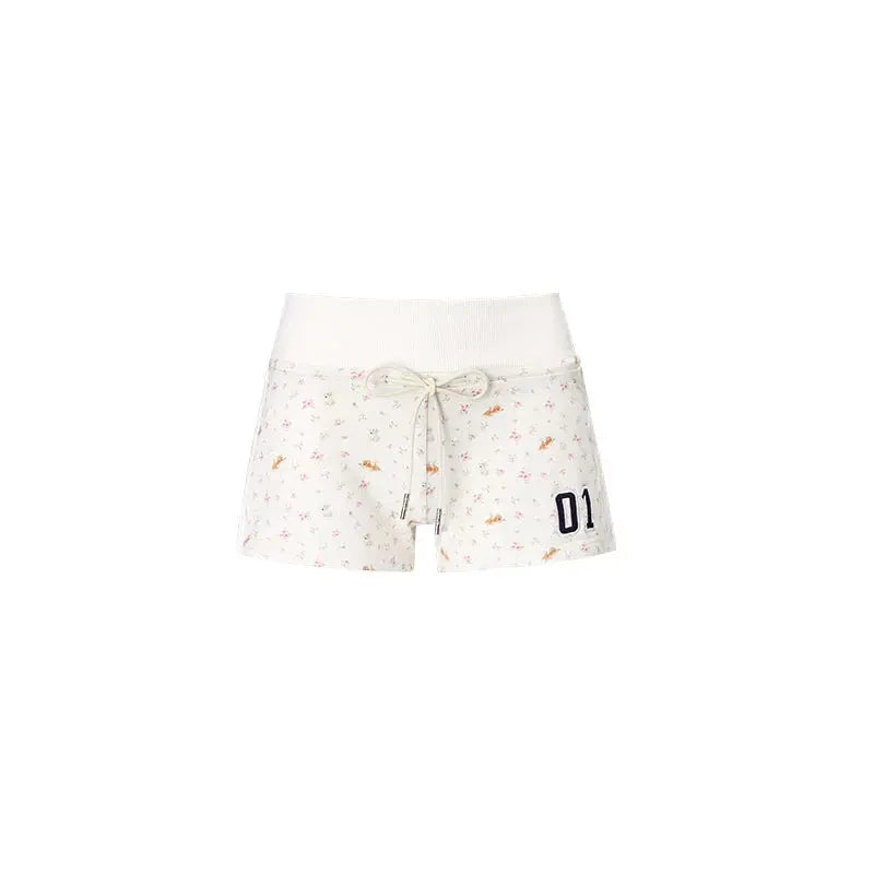 Rhinestone Hip-hugger Shorts - CHINASQUAD