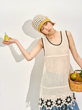 Lace Hollow Out Sleeveless Mini Dress - CHINASQUAD