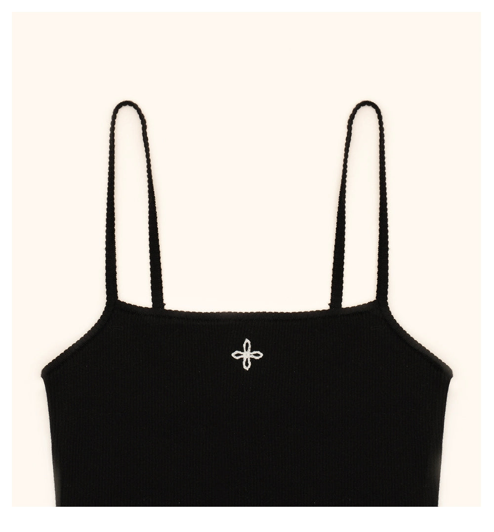 Compass Cruciferous Knitted Tank Top - CHINASQUAD