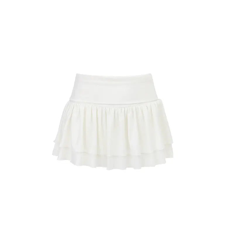 Rhinestone-embellished Knit Mini Skirt - CHINASQUAD