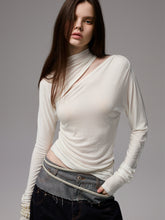 Tencel Wool Ruched T-Shirt - CHINASQUAD
