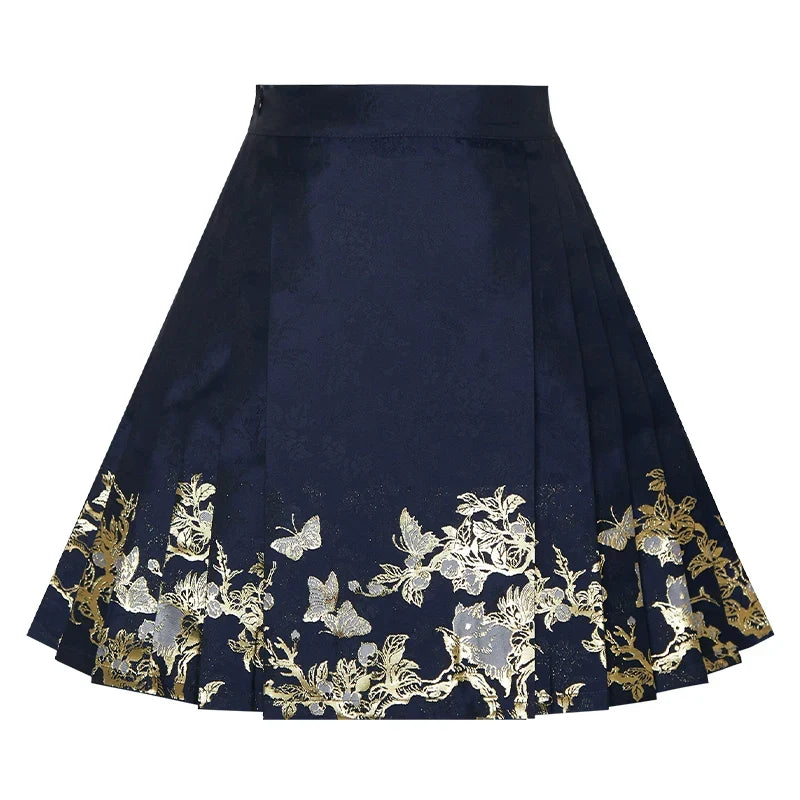 (Final Sale) "春黛" Modern-style Hanfu Skirt
