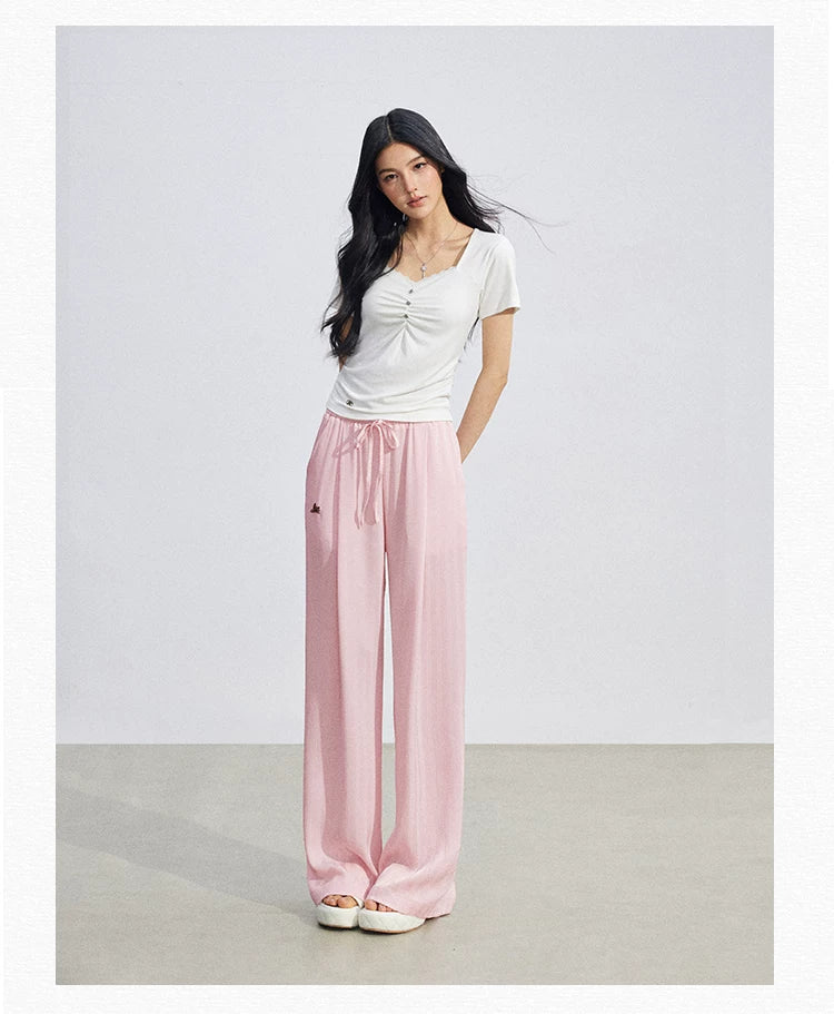 Cooling Touch Wide-Leg Lounge Pants