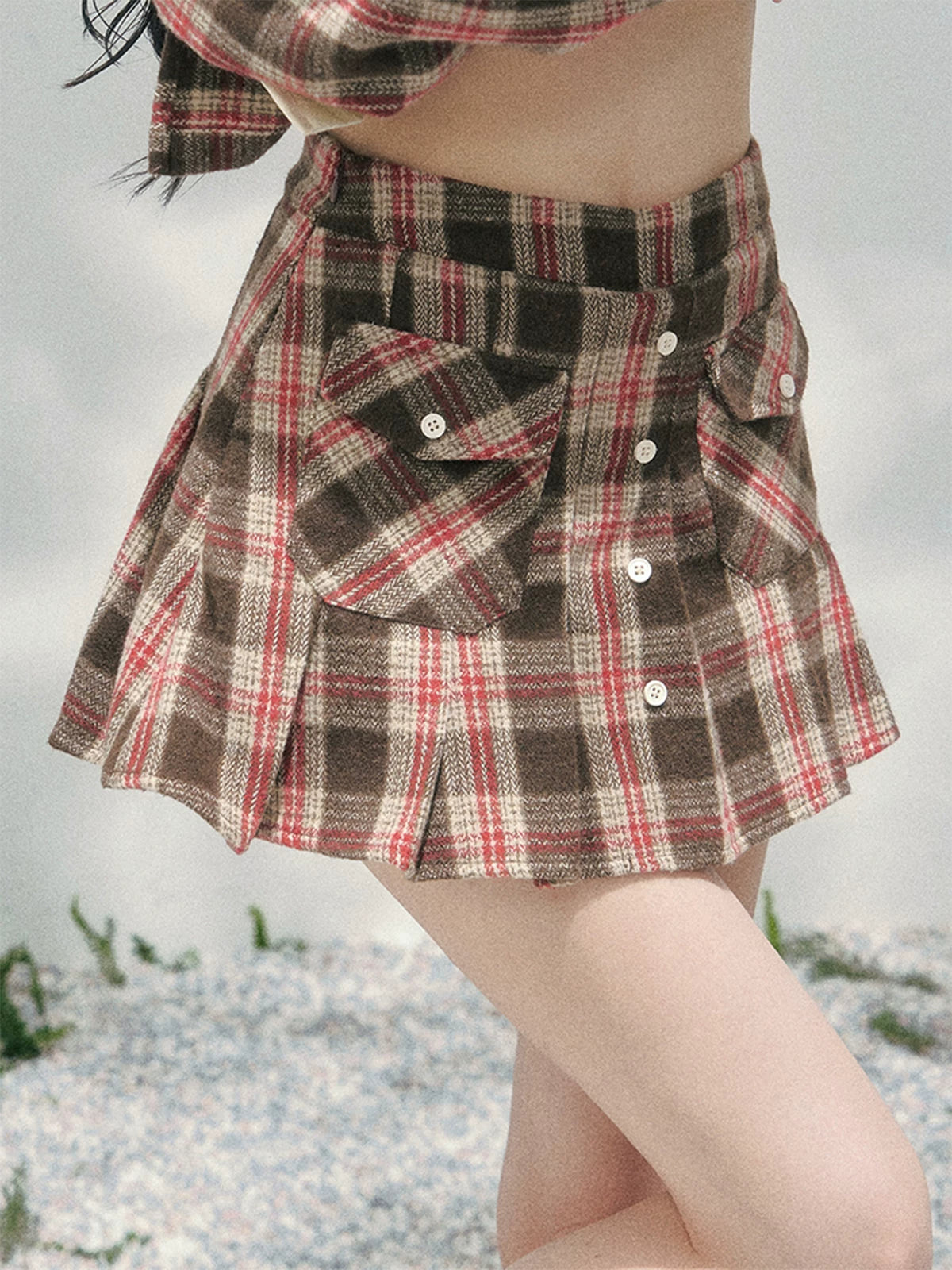 Coffeehouse Vintage Plaid Set