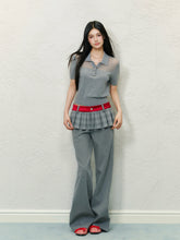 Hollow Polo Collar Short Sleeve T-shirt - CHINASQUAD