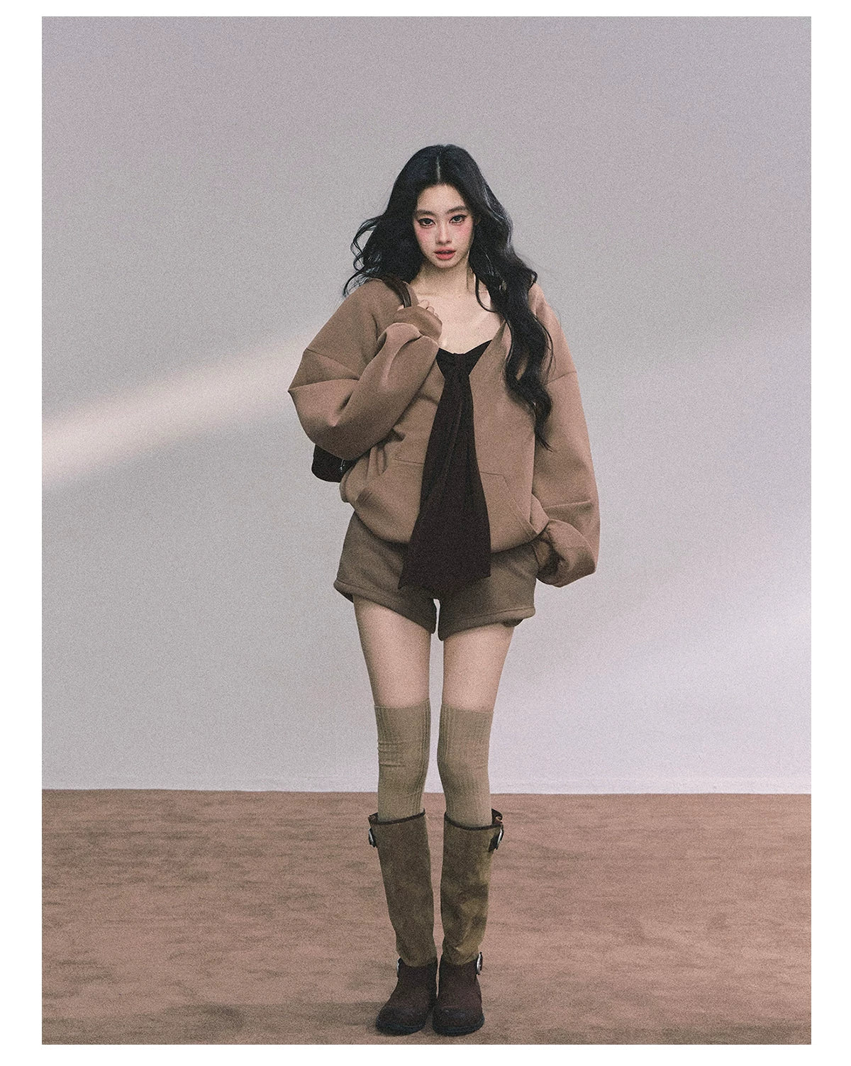 Autumn Leaves Hoodie Three-Piece Set