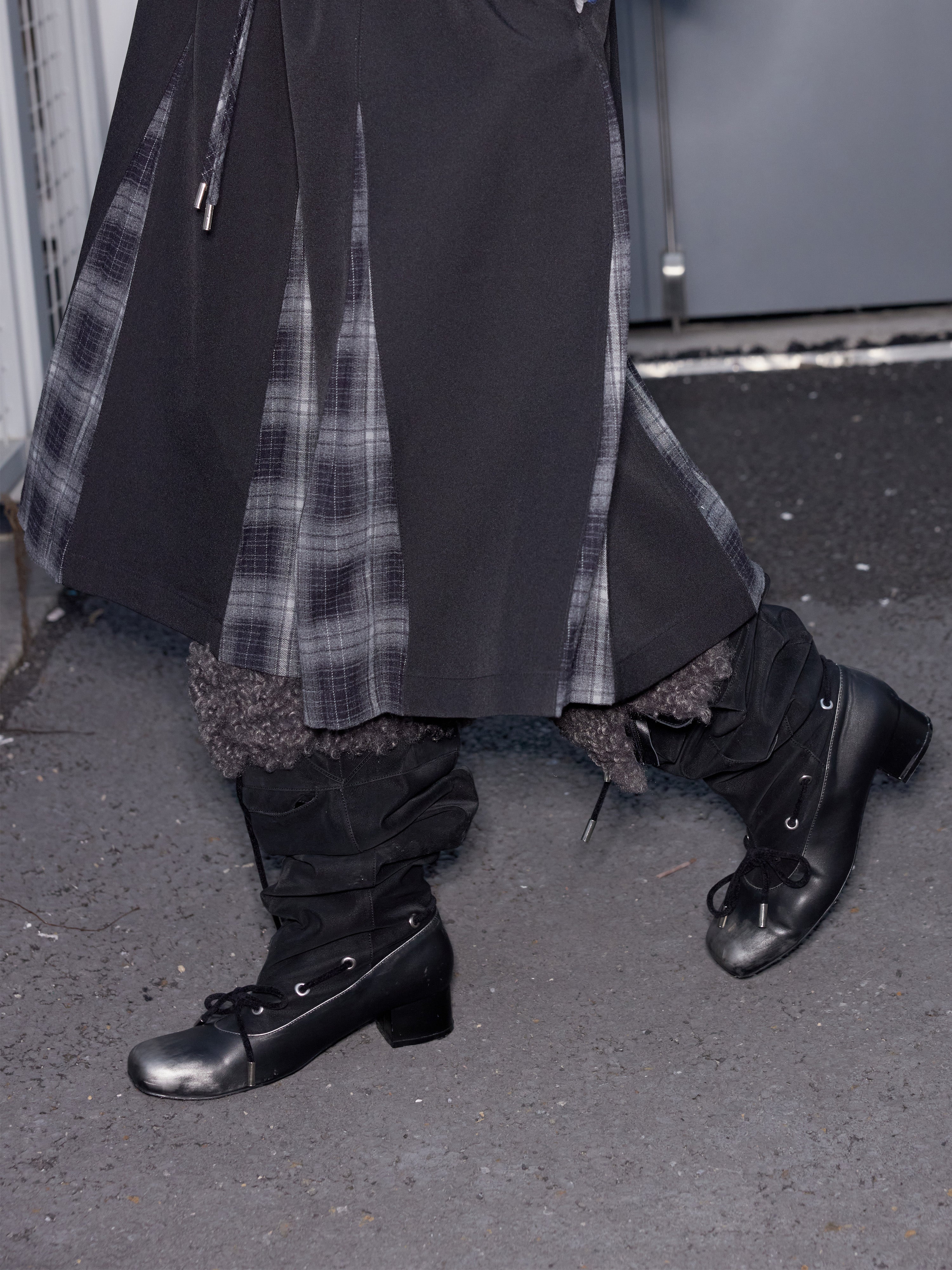 Detachable Fur Collar Suede Knee-High Fashion Boots - CHINASQUAD