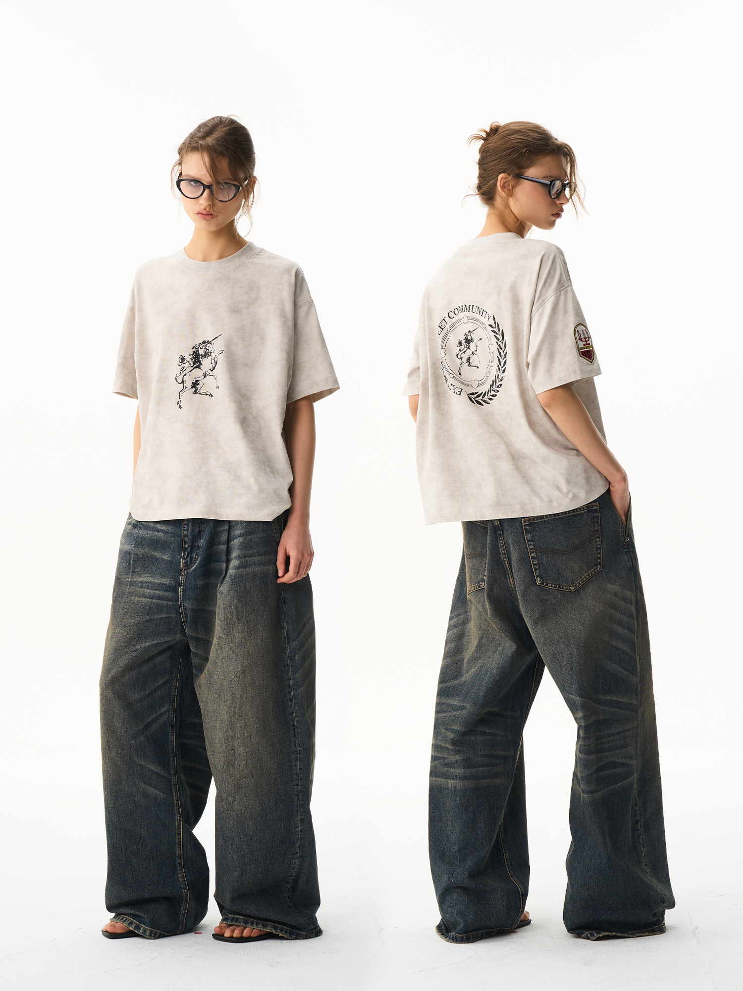 Waxed Unicorn Graphic T-Shirt