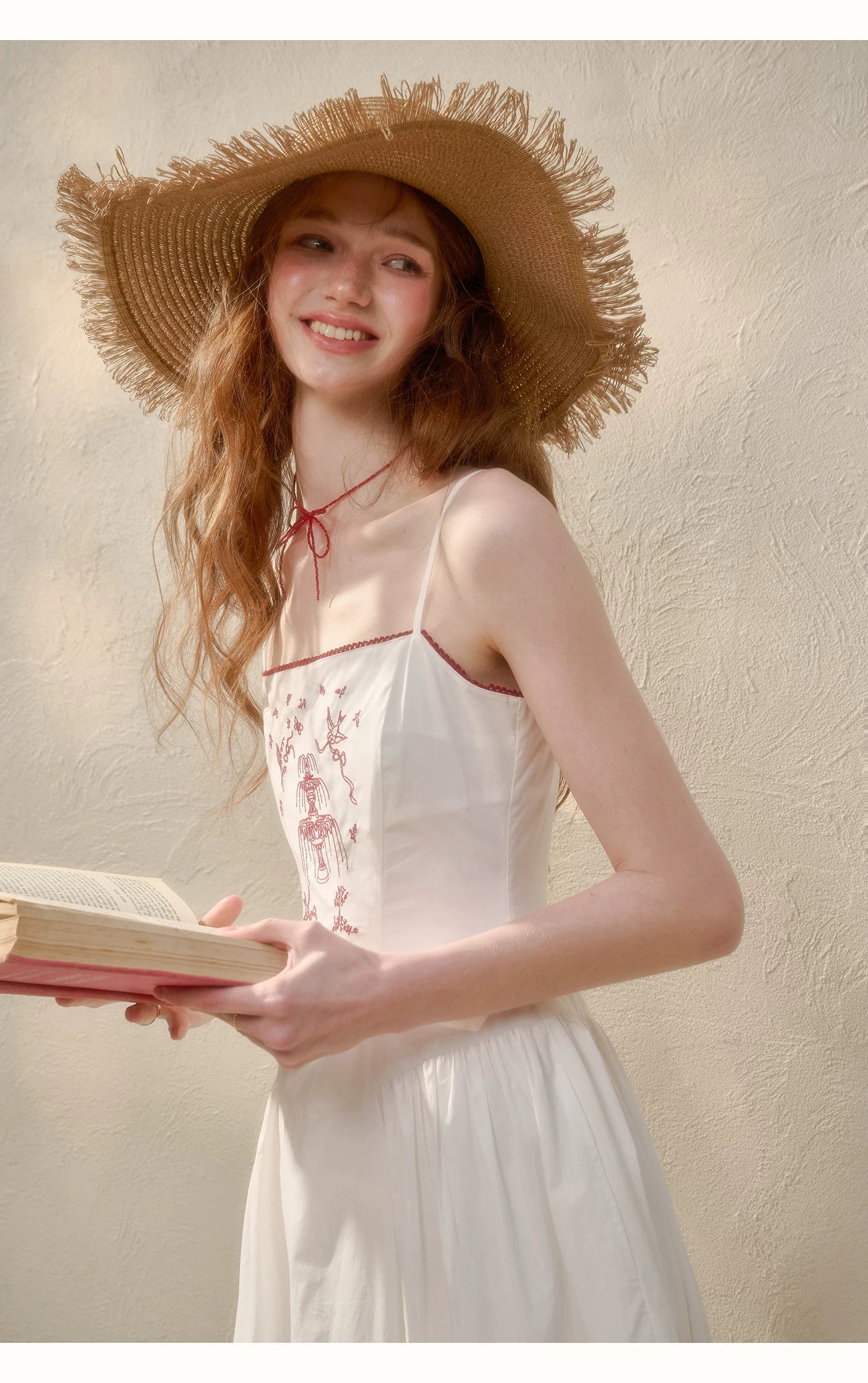 Soap Scent Cotton French White Dress