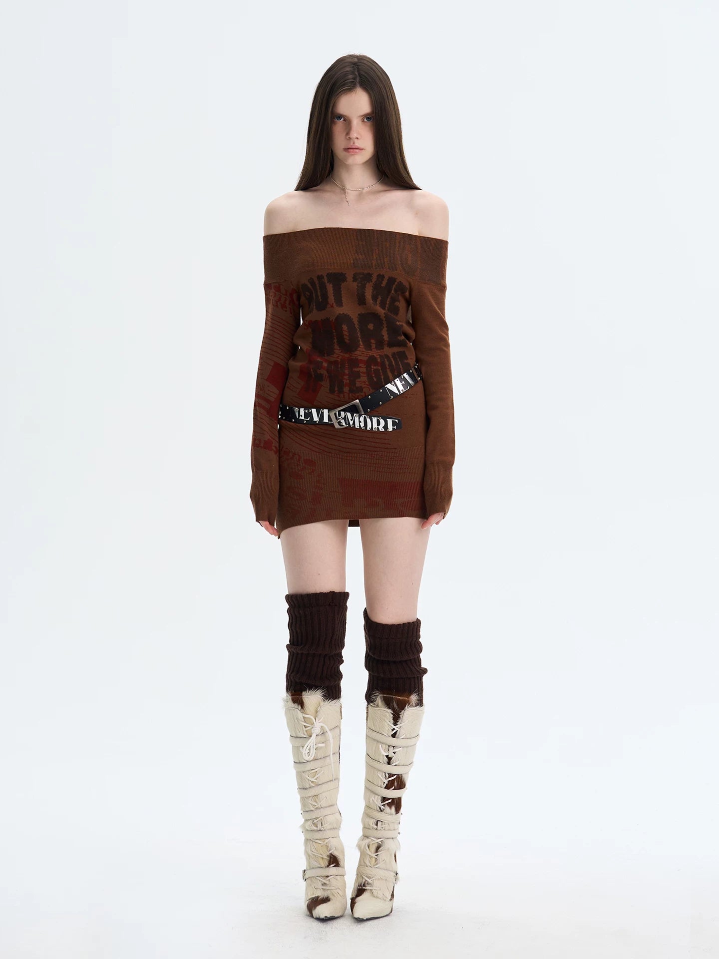 Vintage Punk Studded PU Leather Belt