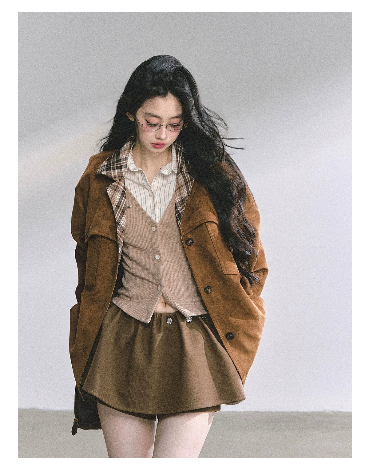 Two-Piece Jacket & Mini Skirt Set