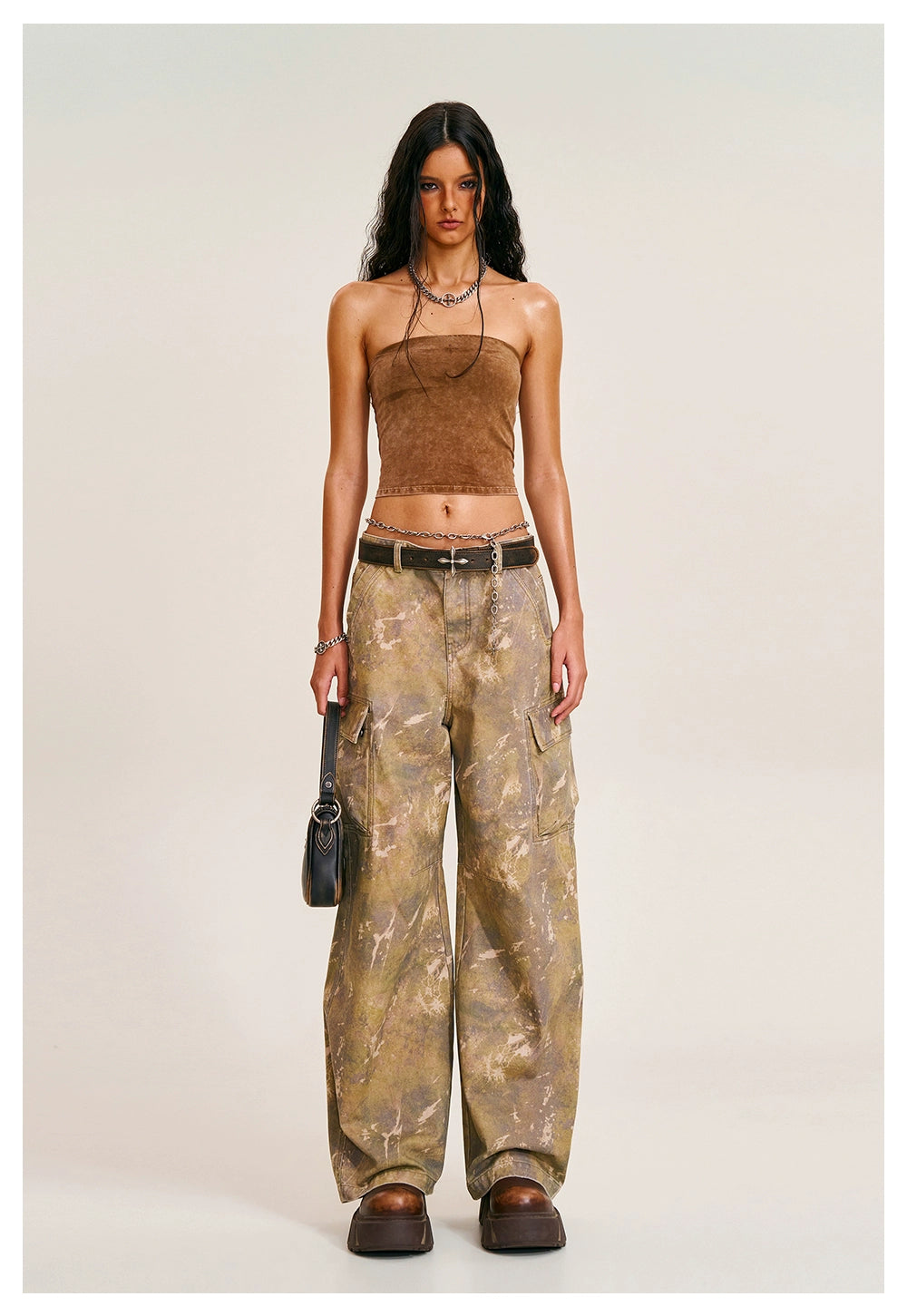 Storm Washed Strapless Bustier - CHINASQUAD