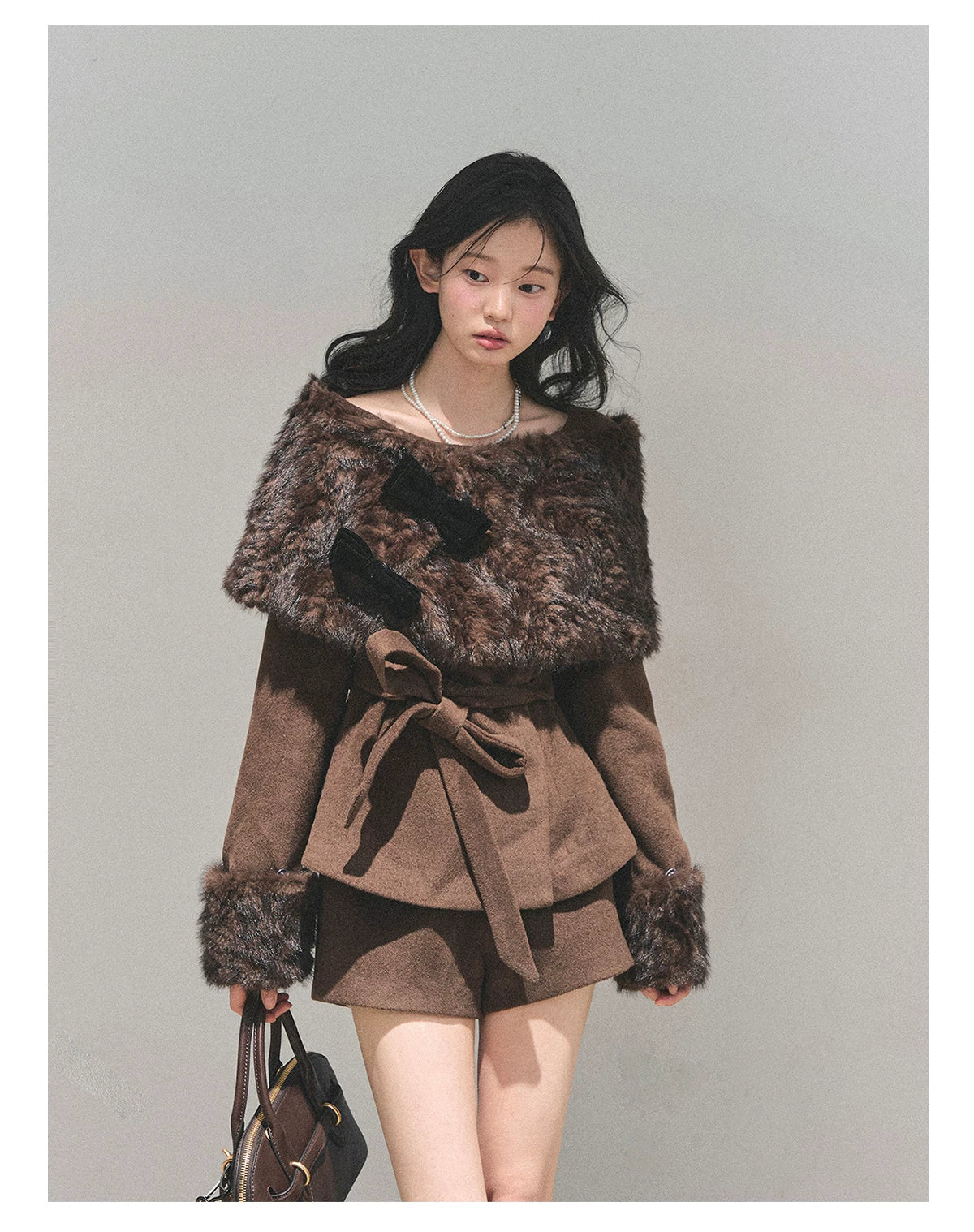 Light Luxury Cape Three-Piece Set