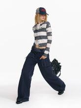 Star Pattern Wool Knit Sweater - CHINASQUAD