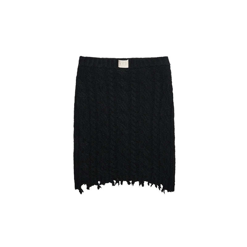 Cable Knit Cardigan & Skirt Set - CHINASQUAD