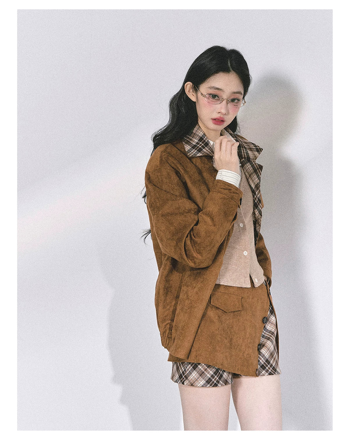 Two-Piece Jacket & Mini Skirt Set