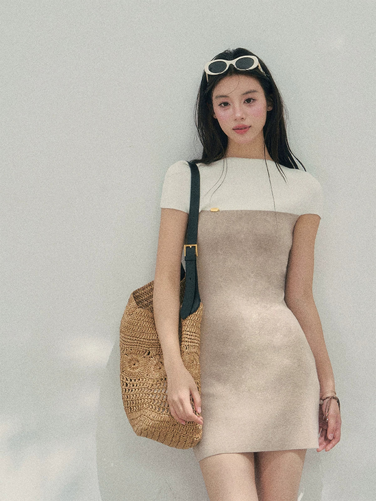 Moonlit Elegance Knit Dress