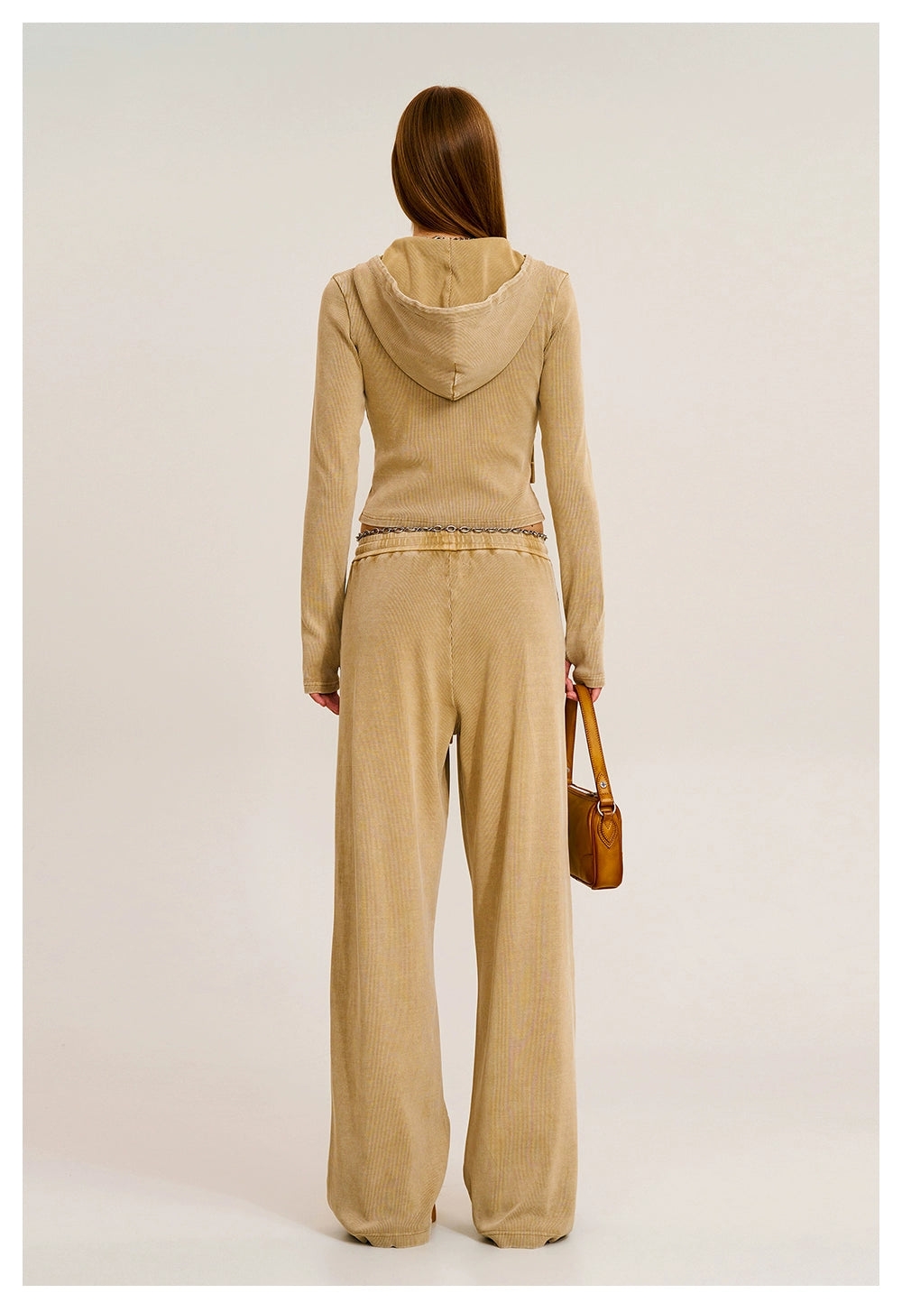 Wild Vintage Zip-up Cropped Hoodie - CHINASQUAD