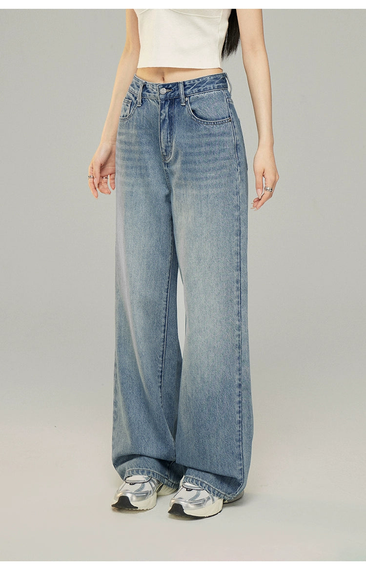 MacyMccoy Logo Embroidered Wide-Leg Jeans - CHINASQUAD