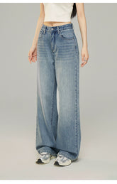 MacyMccoy Logo Embroidered Wide-Leg Jeans - CHINASQUAD