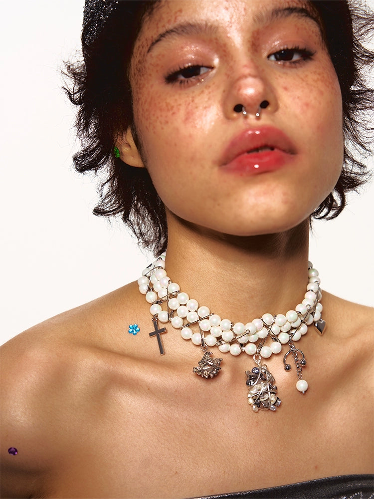 Spercial-shaped Baroque Pearl Collar - CHINASQUAD