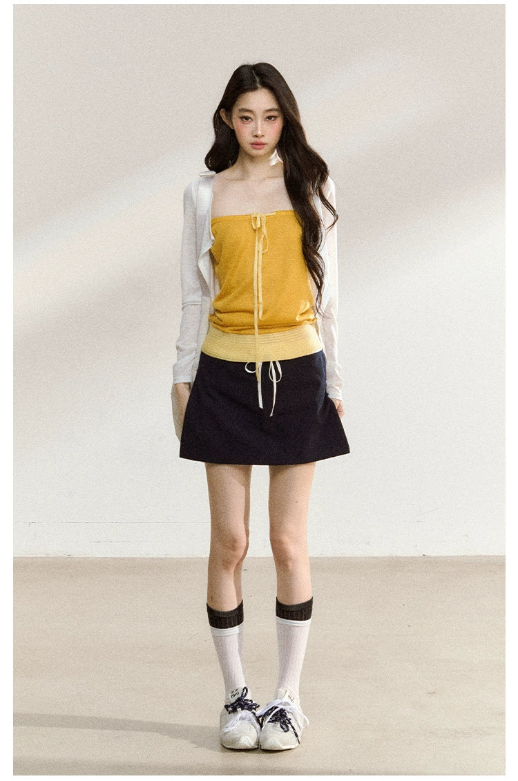 White Silk-Blend Cardigan - CHINASQUAD