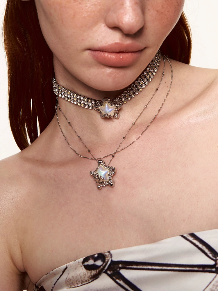 Pearl Starfish Double Choker - CHINASQUAD