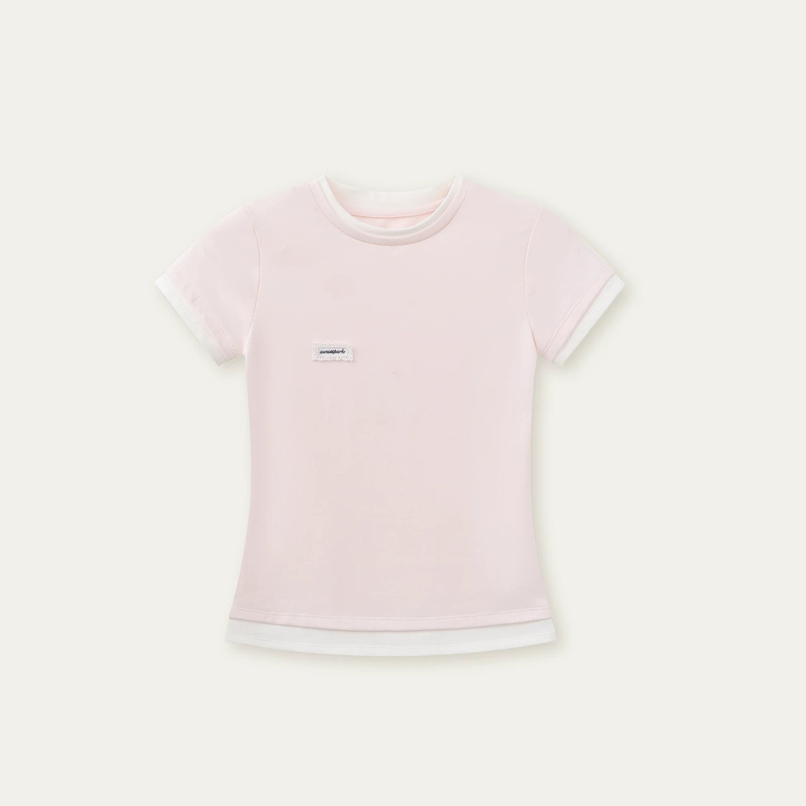 Oxygen Cotton Contrast Trim Slim Fit Tee