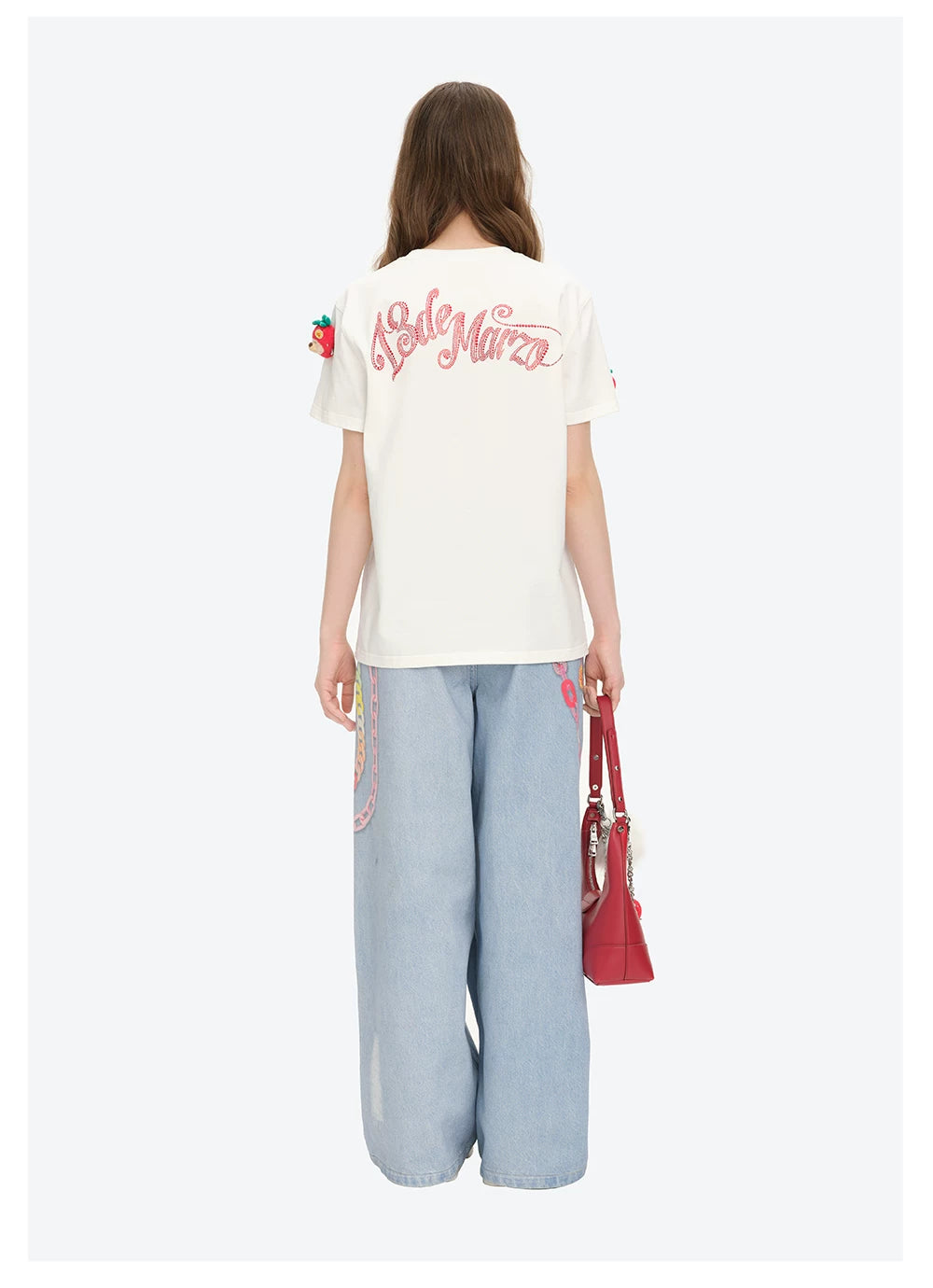 Crystal Bear Embellished T-shirt