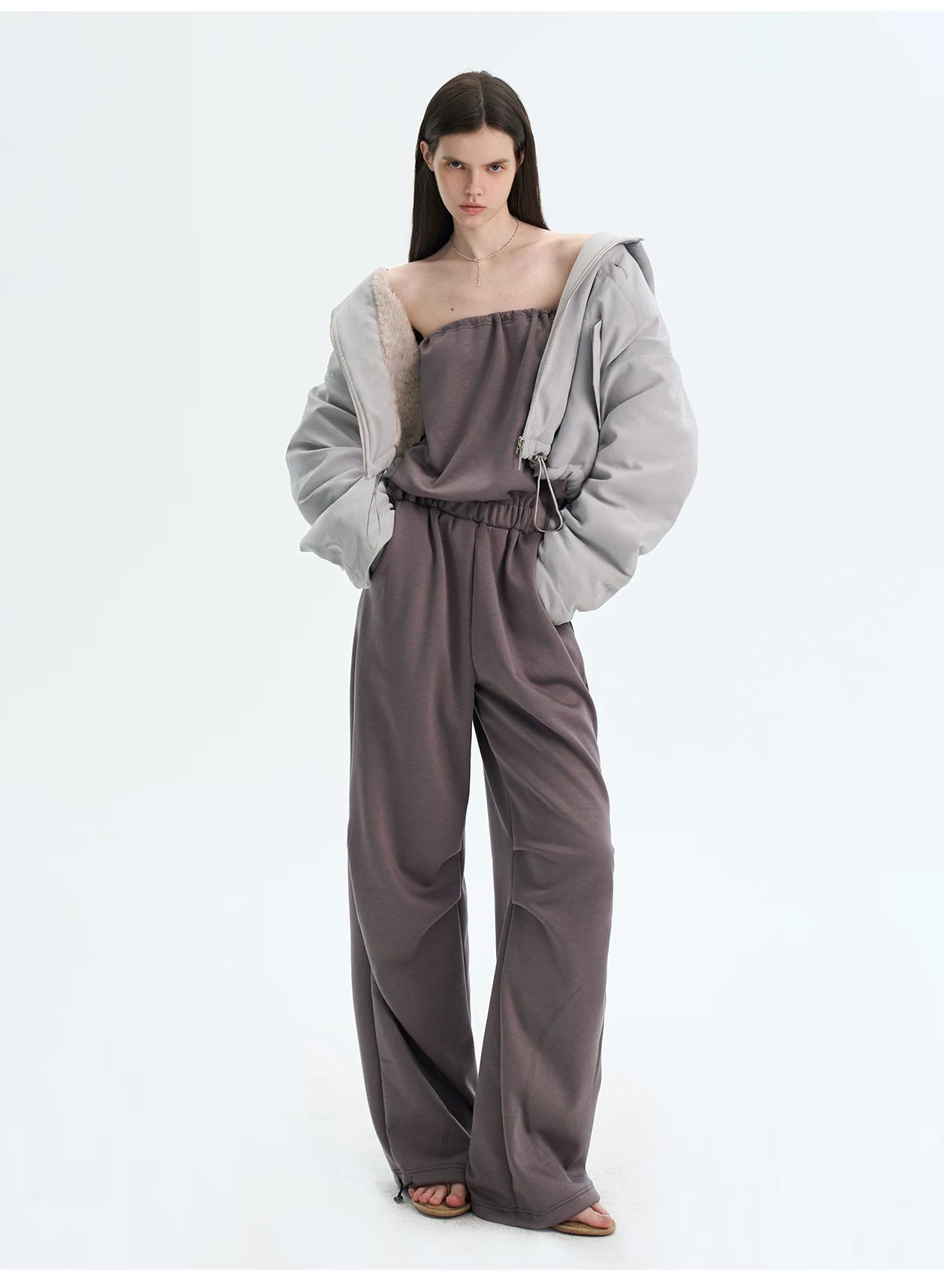 Retro Eco Faux-Fur Cropped Hooded Parka