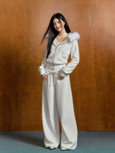 Detachable Fur Collar Hoodie & Pant Set - CHINASQUAD