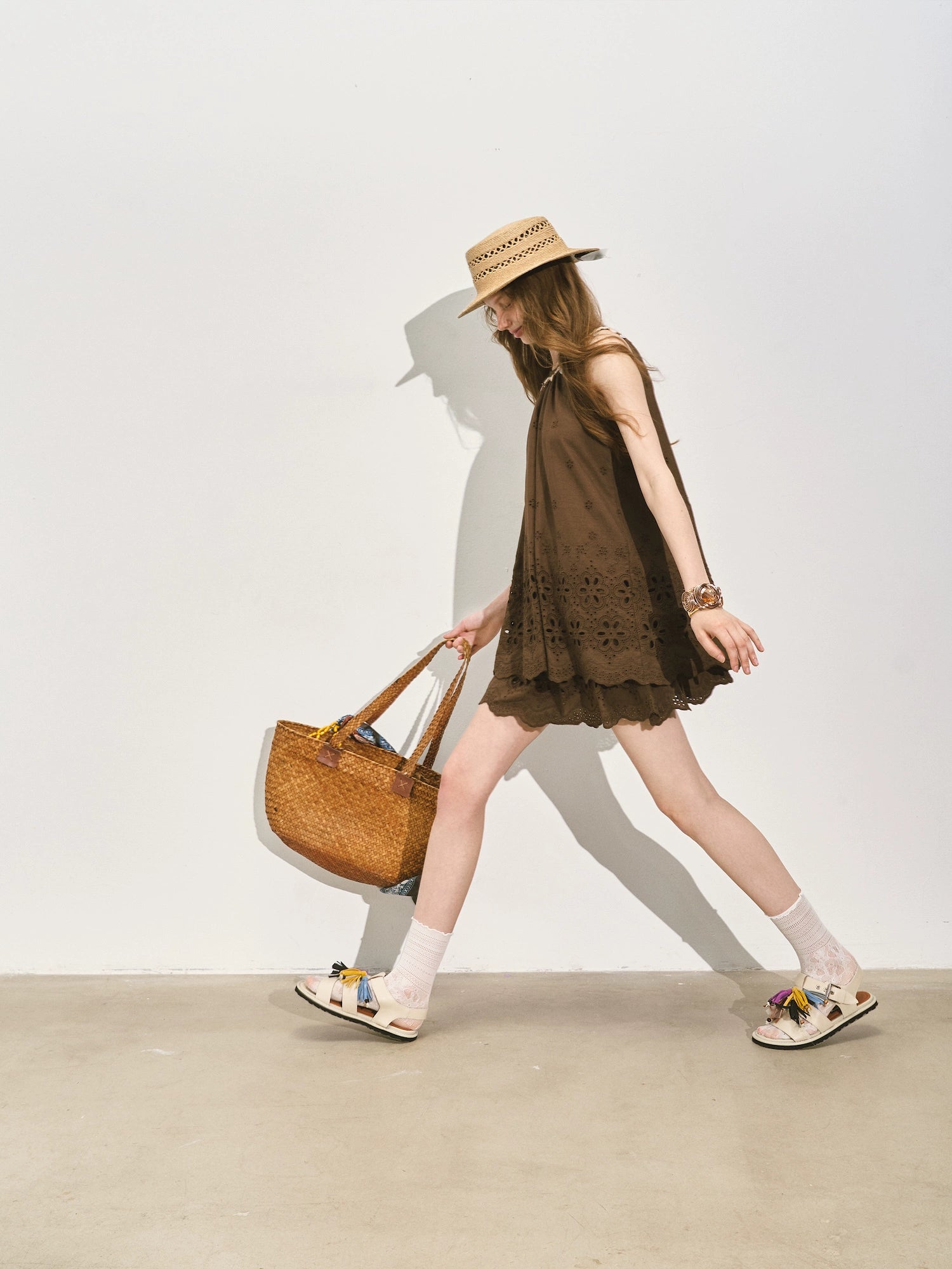 Vacation-Style Sleeveless Top & Skirt Set - CHINASQUAD