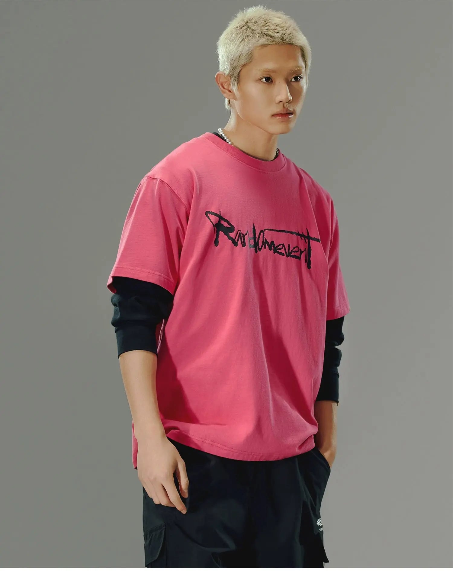 Graffiti Print Crew Neck T-Shirt - CHINASQUAD