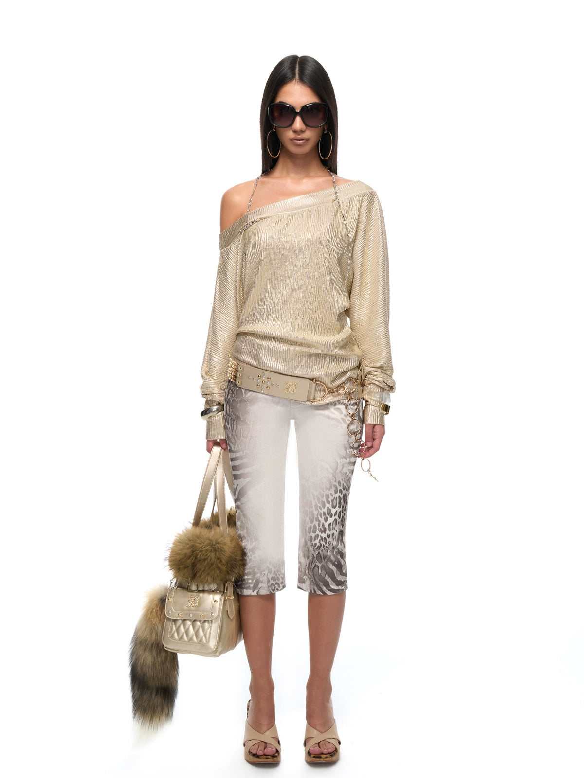 Low-Rise Slim Leopard-Print Shorts