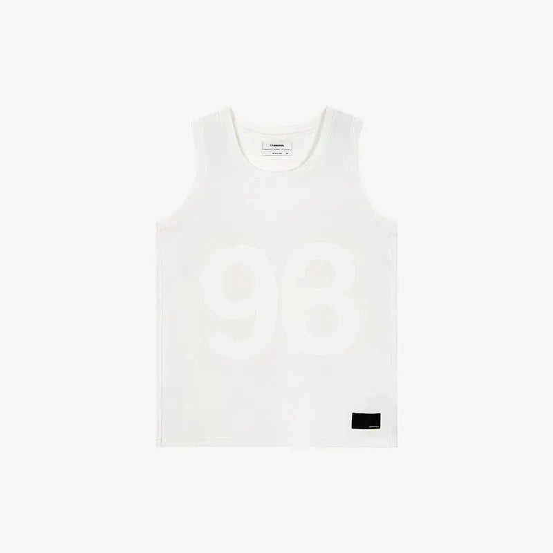 White Crew Neck Vest - CHINASQUAD