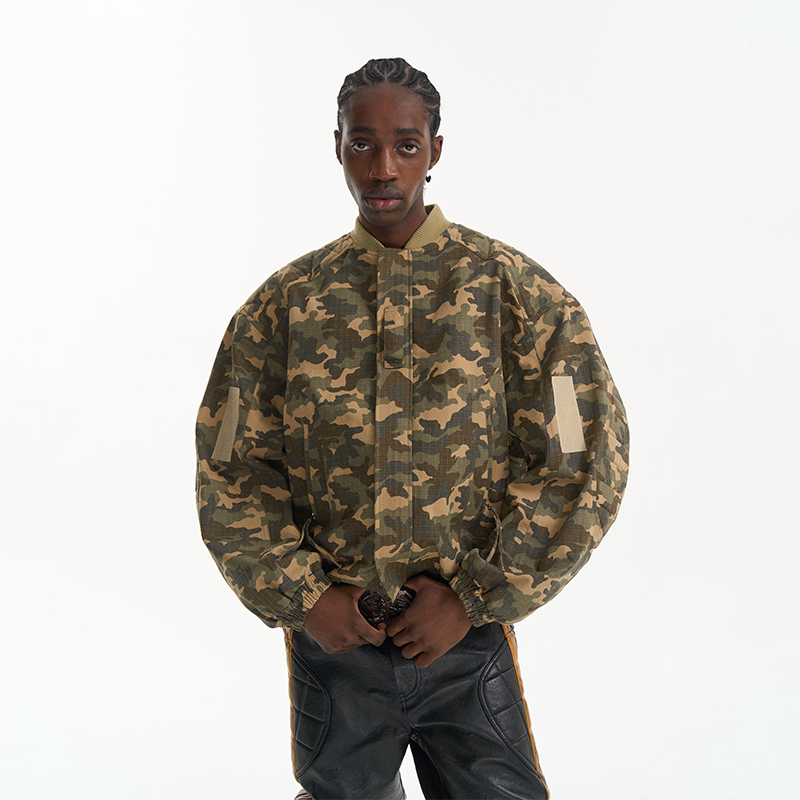 Heavyweight Oversized Camouflage Jacket