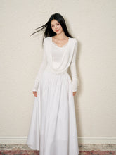 Modal Wool Blend Lace Panel Top - CHINASQUAD