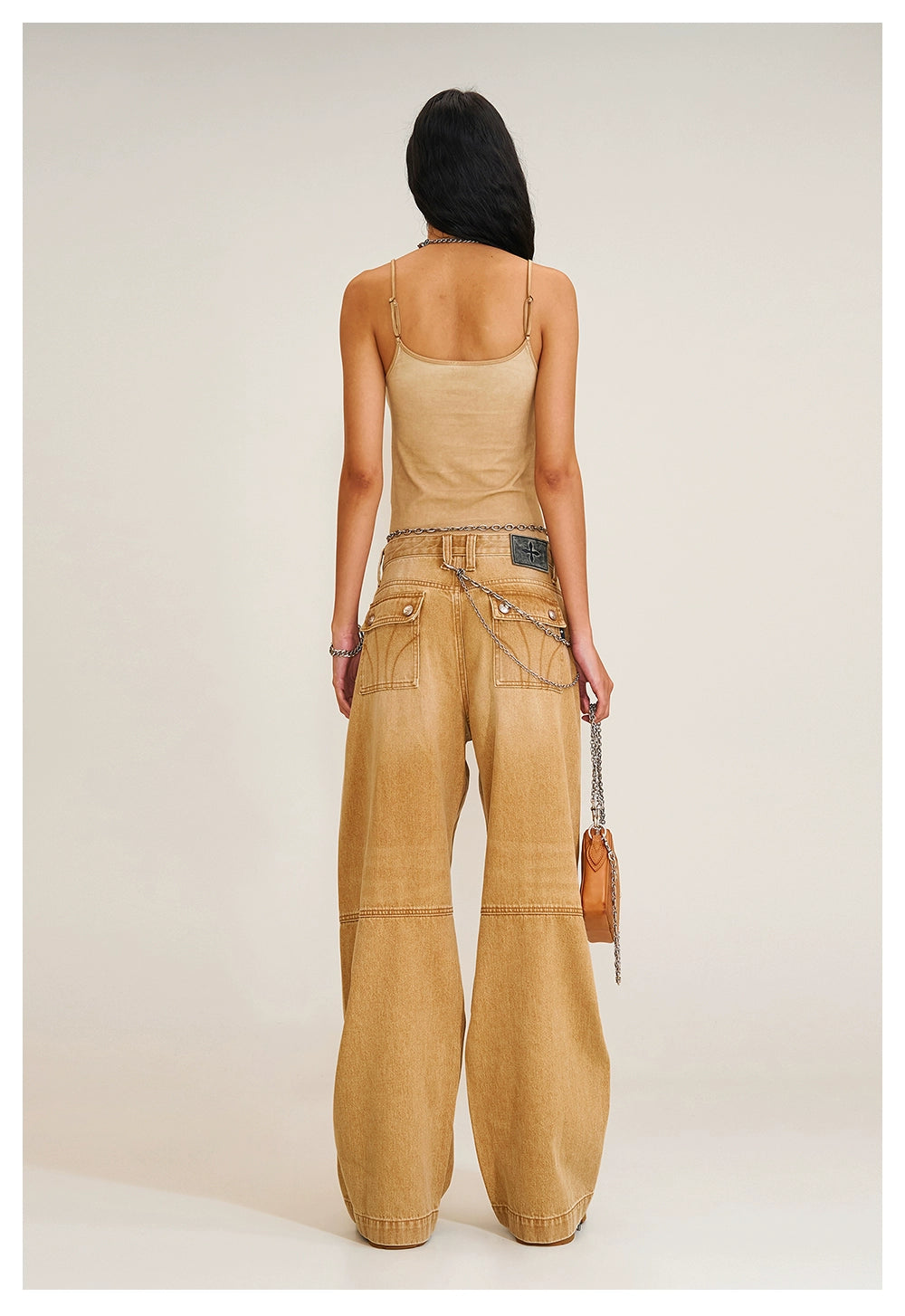 Compass Vintage Wide Cargo Jeans - CHINASQUAD